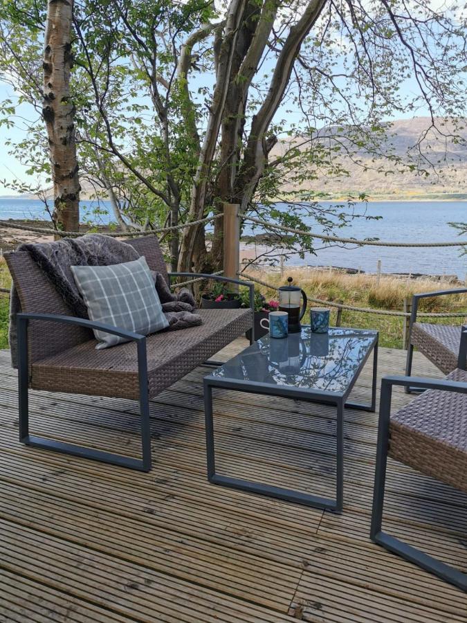 The Bay ,Luxury Shepherds Hut, Dundonnell ภายนอก รูปภาพ
